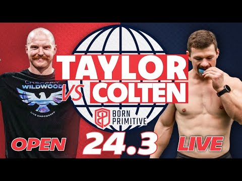 WORLD RECORD CrossFit Open Workout 24.3 Taylor Self vs Colten Mertens by Born Primitive